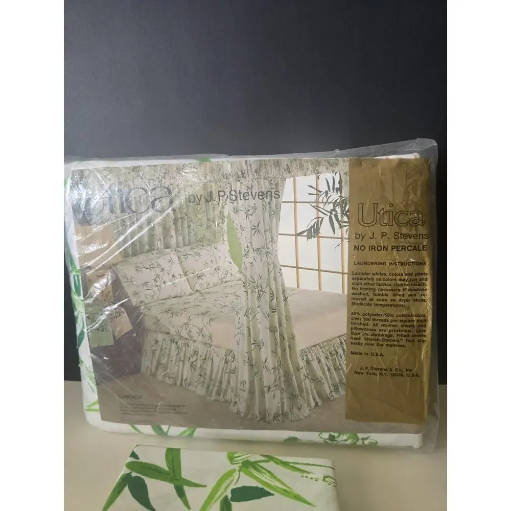 New Utica Bamboo California King Fitted Sheet & 1 pillow case